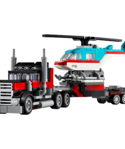 Alternative view of Lego Creator 31146 3in1 Flatbed Truck With Helicopter