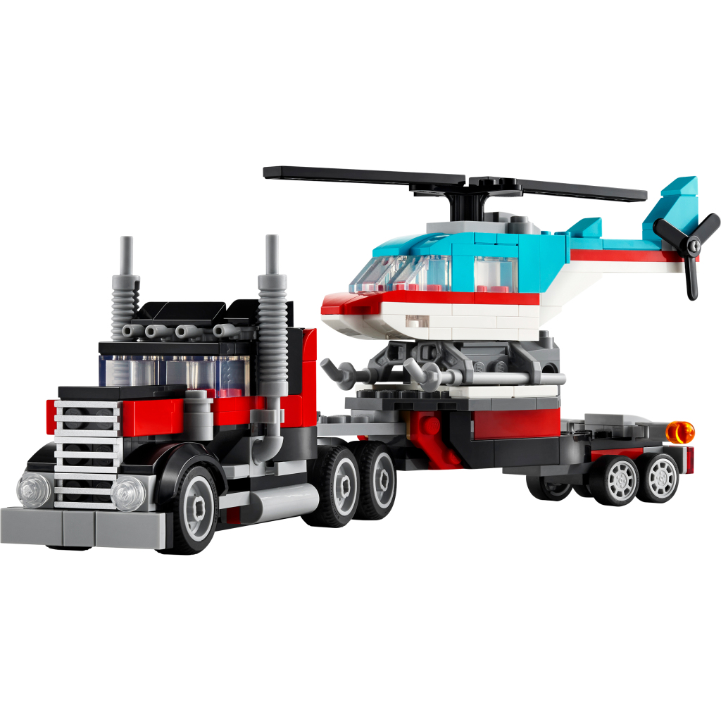 Lego Creator 31146 3in1 Flatbed Truck With Helicopter - Image 2