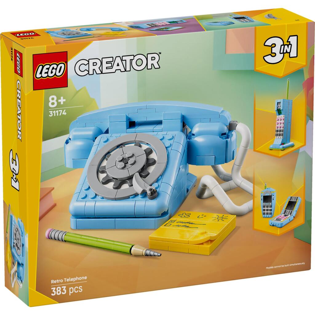 Lego Creator 31174 3in1 Retro Telefoon