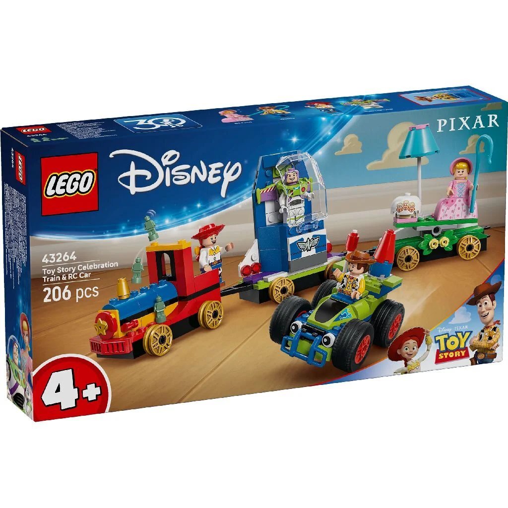 Lego Disney 43264 Pixar Toy Story Feesttrein en RC Auto