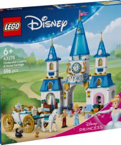 Lego Disney Princess 43275 Assepoesters Kasteel en Paardenkoets