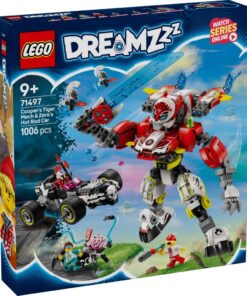 Lego Dreamzzz 71497 Coopers Tijgermecha en Zero's Hot Rod Auto
