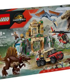 Lego Jurassic World 76976 Spinosaurus en Quetzalcoatlus Luchtmissie