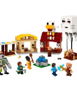 Alternative view of Lego Minecraft 21273 De Ghast-ballon Aanval Op Het Dorp