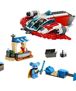 Alternative view of Lego Star Wars 75384 Young Jedi Crimson Firehawk