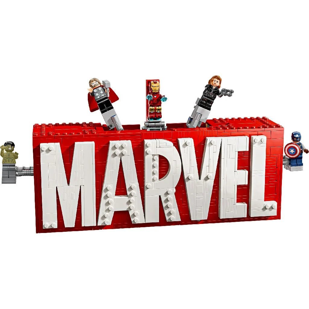 Lego Super Heroes 76313 Marvel Logo en Minifiguren - Image 2