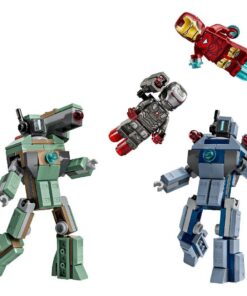 Alternative view of Lego Super Heroes 76320 Marvel Iron Man en War Machine vs Hammer Drones