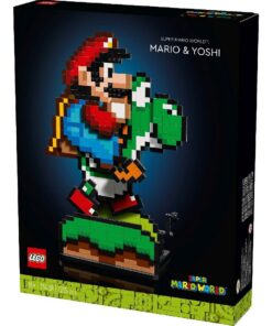Lego Super Mario 71438 Mario en Yoshi Displaymodel