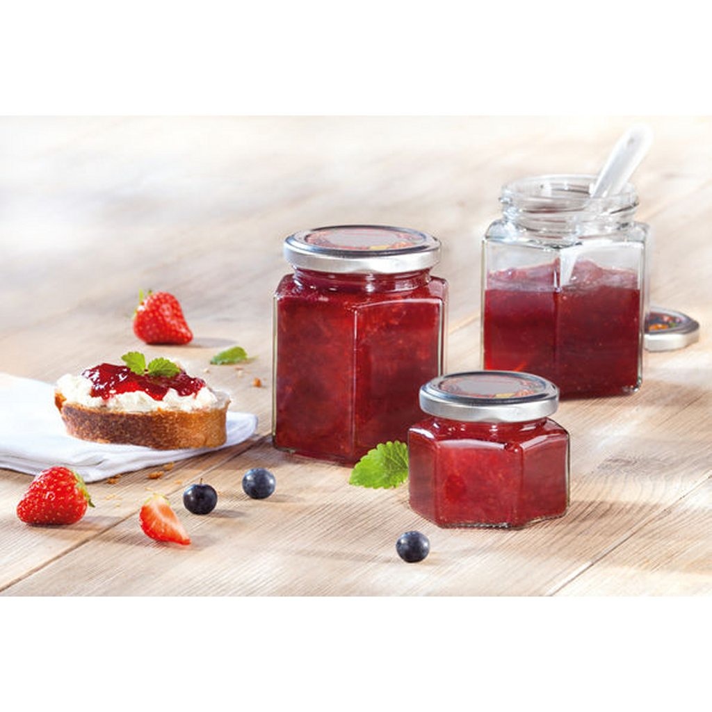 Leifheit 3209 Jampot Zeshoekig 106 ml Glas/Zilver - Image 2