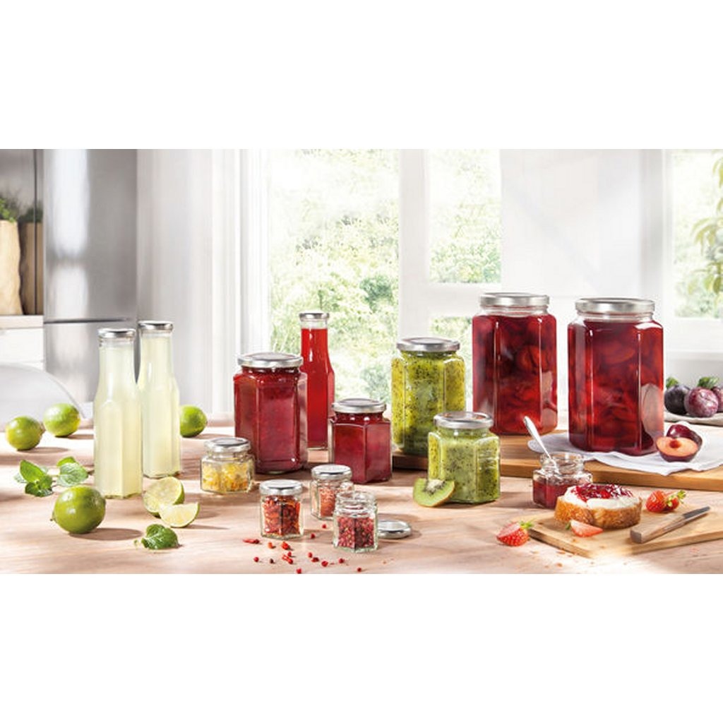 Leifheit 3211 Jampot Zeshoekig 770 ml Glas/Zilver - Image 2