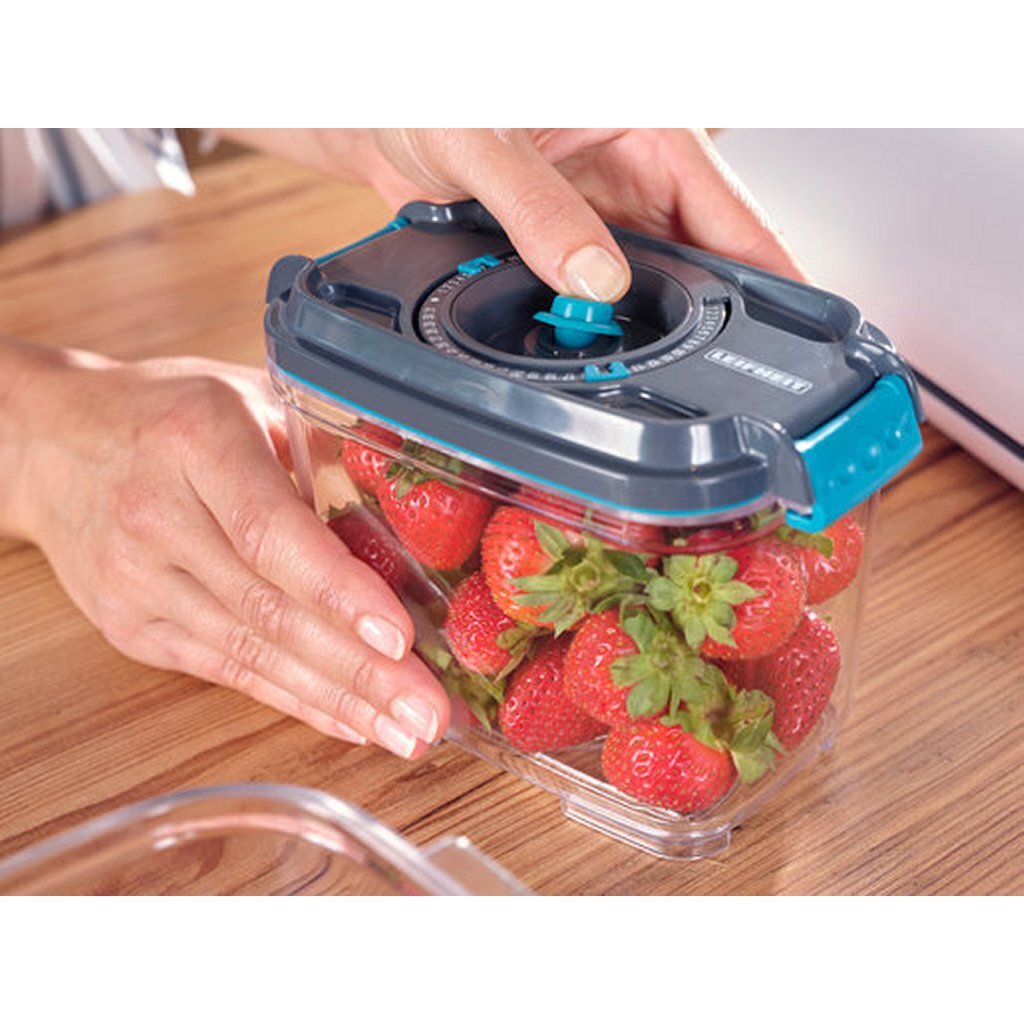 Leifheit 3233 Vacuüm-Vershouddoosjes 3 Stuks Zwart/Transparant - Image 2