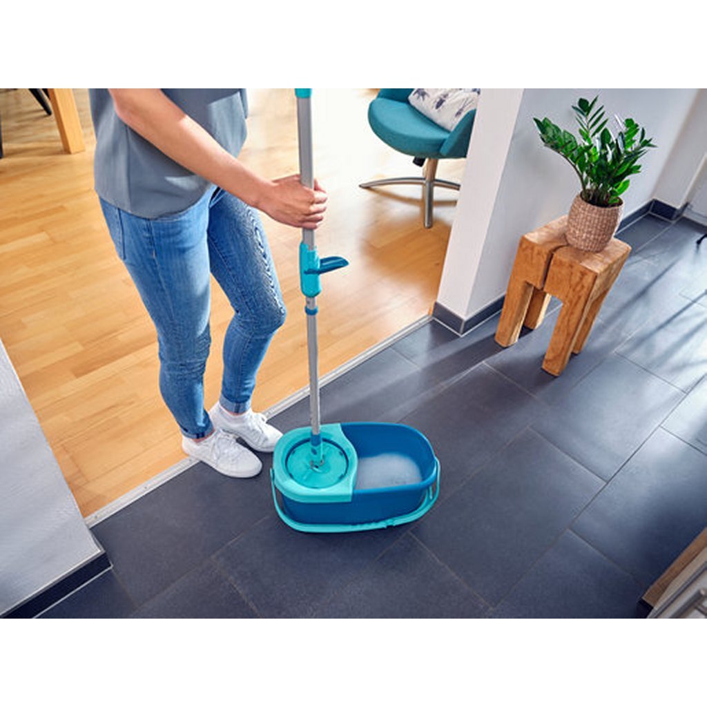 Leifheit 52101 Clean Twist Disc Mop Ergo Set Blauw - Image 3
