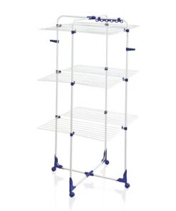 Leifheit 81455 Classic Tower 340 Droogtoren 146x69x73 cm Blauw/Wit