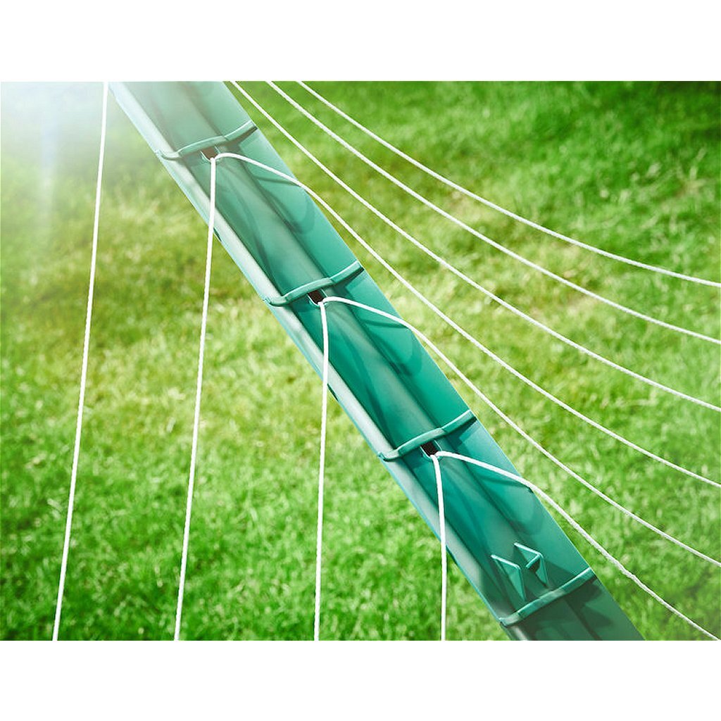 Leifheit 82007 Linomatic 500 Deluxe Droogmolen 50 m Drooglengte Groen/Zilver - Image 4