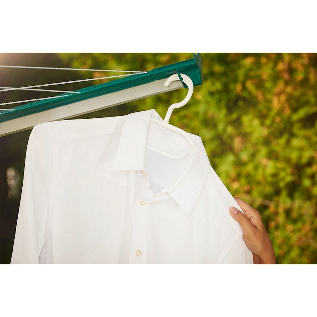 Leifheit 82007 Linomatic 500 Deluxe Droogmolen 50 m Drooglengte Groen/Zilver - Image 5