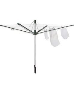 Leifheit 85277 Linomatic Plus 600 Droogmolen Zilver/Antraciet