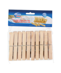 Lifetime Clean Houten XXL Wasknijpers 20 Stuks
