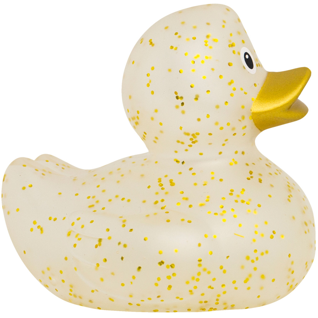 Lilalu Gouden Glitter Badeend - Image 3