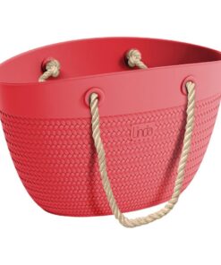 Linda Bag Sea met Touw Handvatten 50x41 cm Rood