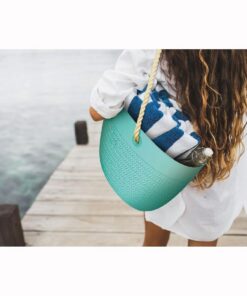 Alternative view of Linda Bag Sea met Touw Handvatten 50x41 cm Turquoise