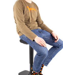 Alternative view of Linea Fabbrica Ergonomische Kruk LED Zwart