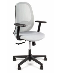 Linea Fabbrica Grace 01 Grijs/Grijs Bureaustoel met 1D Armleuning