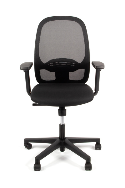 Linea Fabbrica Grace 01 Zwart/Zwart Bureaustoel met 1D Armleuning - Image 2