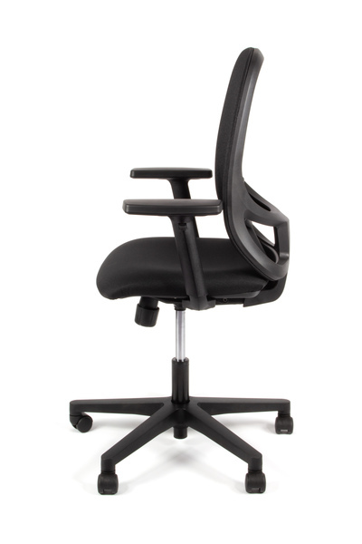 Linea Fabbrica Grace 01 Zwart/Zwart Bureaustoel met 1D Armleuning - Image 5