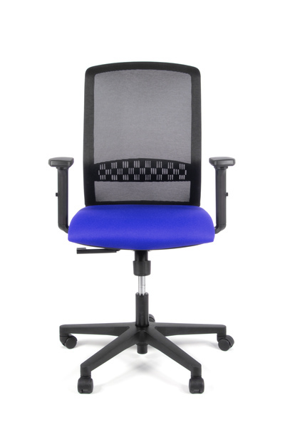 Linea Fabbrica Tekna 01 Zwart/Blauw Bureaustoel met 2D Armleuning - Image 3