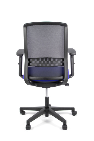 Linea Fabbrica Tekna 01 Zwart/Blauw Bureaustoel met 2D Armleuning - Image 5