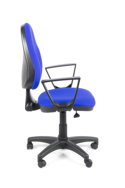 Linea Fabbrica Tiger 01 Blauw/Blauw Bureaustoel met Armleuning - Image 4