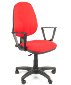Alternative view of Linea Fabbrica Tiger 01 Rood/Rood Bureaustoel met Armleuning