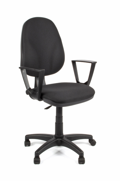 Linea Fabbrica Tiger 01 Zwart/Zwart Bureaustoel met Armleuning - Image 2