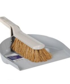 Linea Metalen Stofblik met Cocos Veger Grijs