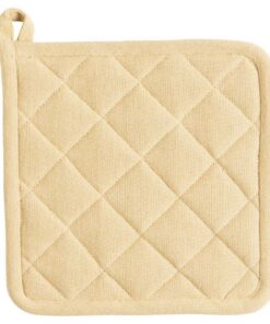 Linen&More Pannenlap Indi Pampas 20x20 cm Geel