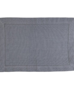 Linen&More Placemats 35x50 cm 4 Stuks Indi Grey