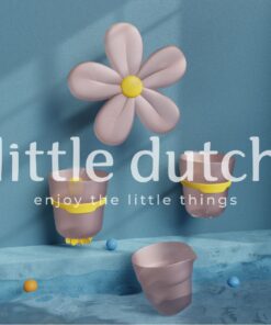 Alternative view of Little Dutch Badwand Bekers Bloem Roze