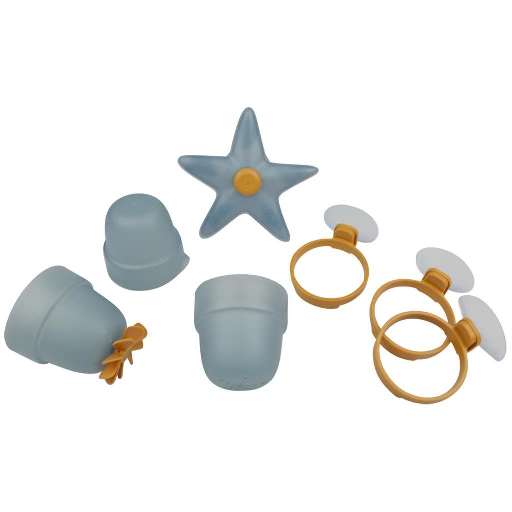 Little Dutch Badwand Bekers Zeester Blauw - Image 2