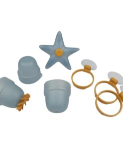 Alternative view of Little Dutch Badwand Bekers Zeester Blauw