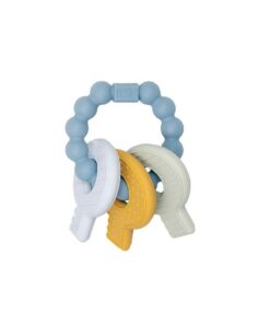 Little Dutch Bijtring Siliconen Sleutelbos Blauw