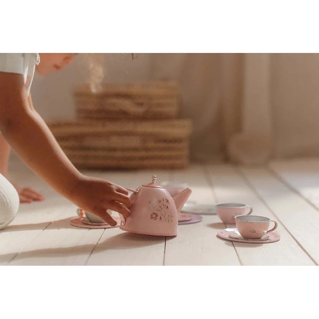 Little Dutch Fairy Garden Tinnen Theeservies - Image 5