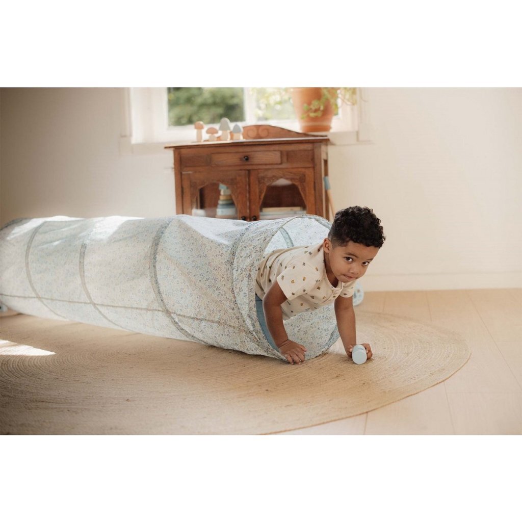 Little Dutch Forest Friends Kruiptunnel 180x46 cm Blauw - Image 4