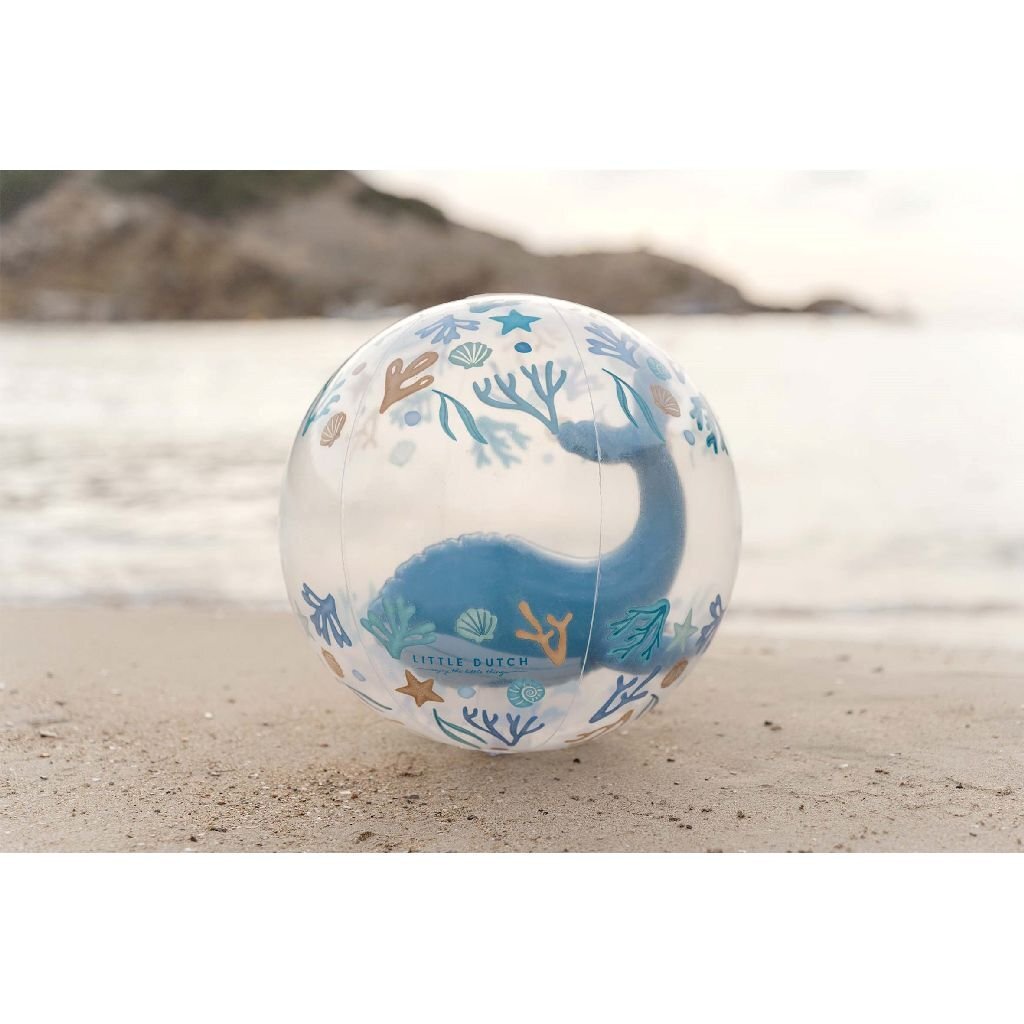 Little Dutch Ocean Dreams 3D Strandbal Walvis 35 cm - Image 3