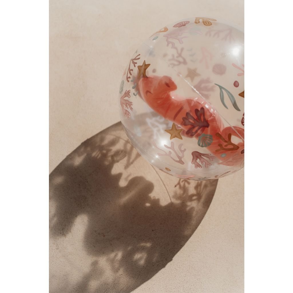 Little Dutch Ocean Dreams 3D Strandbal Zeepaardje 35 cm - Image 3