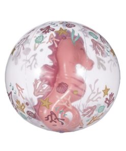 Little Dutch Ocean Dreams 3D Strandbal Zeepaardje 35 cm