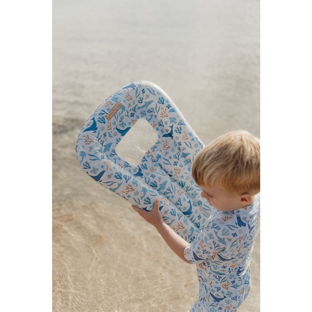 Little Dutch Ocean Dreams Luchtbed 67 cm Blauw - Image 4