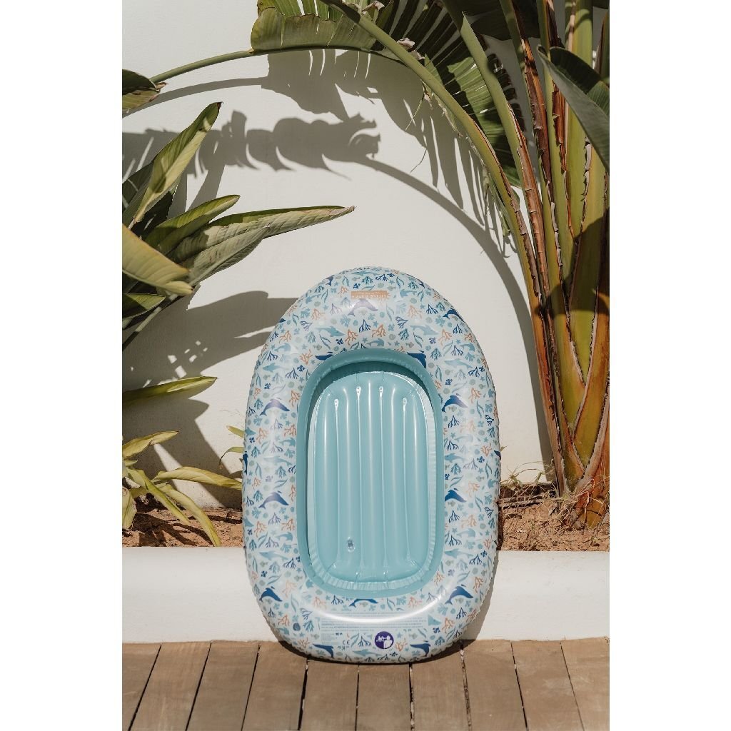 Little Dutch Ocean Dreams Opblaasboot 100x67 cm Blauw - Image 3