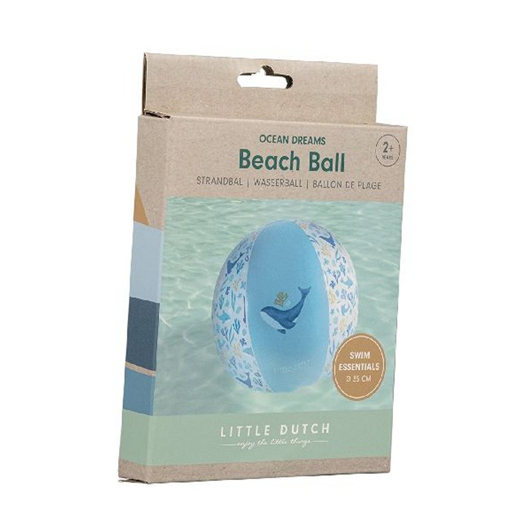 Little Dutch Ocean Dreams Strandbal 35 cm Blauw - Image 2