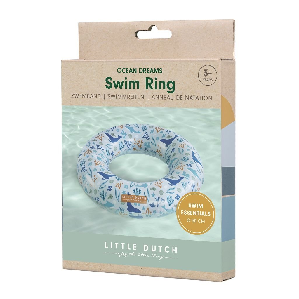 Little Dutch Ocean Dreams Zwemring 50 cm Blauw - Image 2