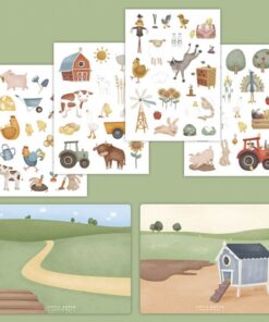 Alternative view of Little Dutch Raamstickers Boerderij